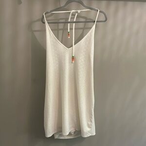 White Swimsuit Cover-Up